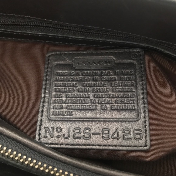 COACH • Black Legacy Laptop Business Tote Bag - Picture 8 of 9